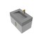 Castello Usa Nile 30-inch Gray Vanity Set with Gray Top and Gold Handles CB-MC-30G-GLD-2053-GR - alternate 1